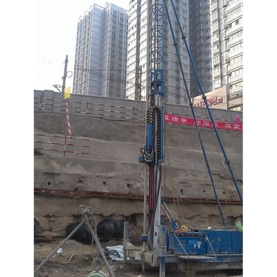 kwaliteit  Reinforcement SJW-60 porcelain soil soft sand construction hydraulic soil blast grouting drilling rig with 20m tower fabriek